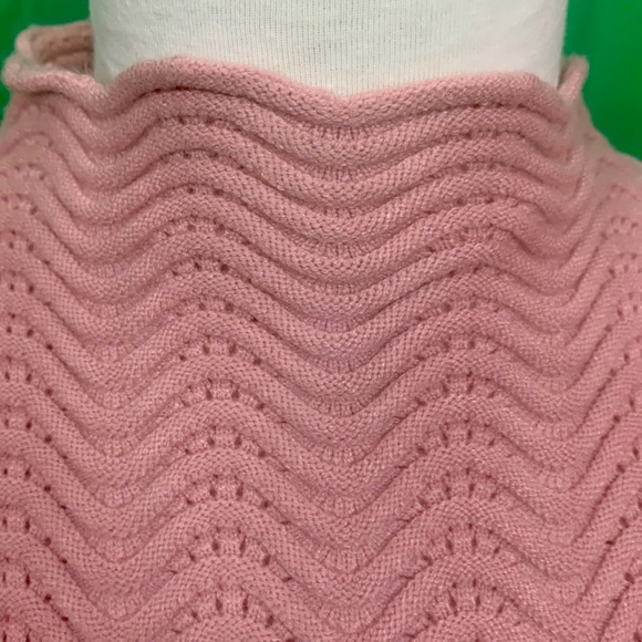 ORANGE FASHION VILLAGE WOMAN’S STRETCHY SWEATER SIZE S PINK NWOT - Picture 5 of 8